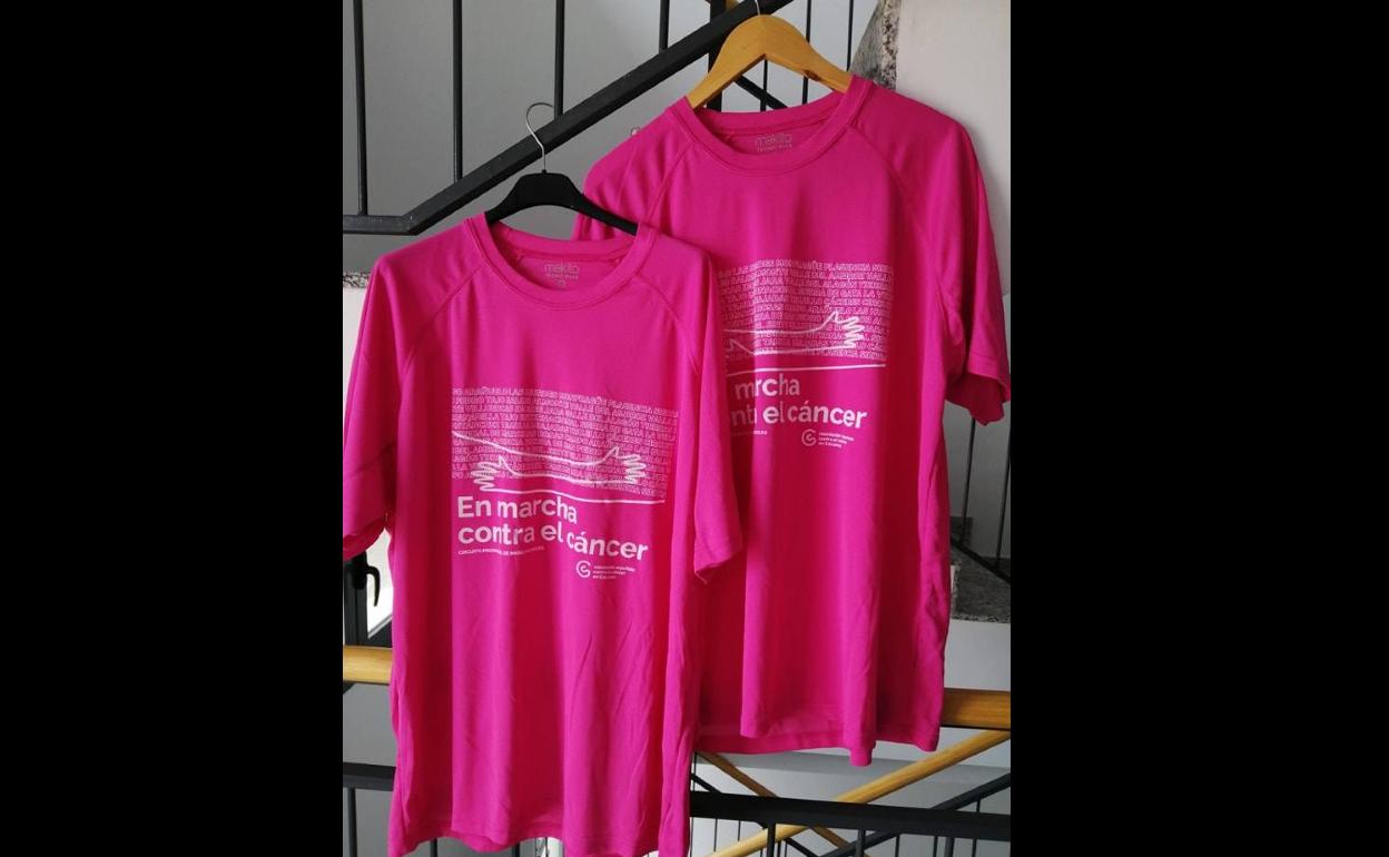 La Junta Local de la AECC pone a la venta las camisetas para la Marcha Rosa