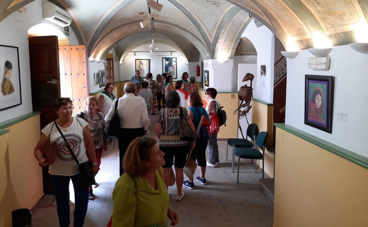 Inauguración de la exposición. 