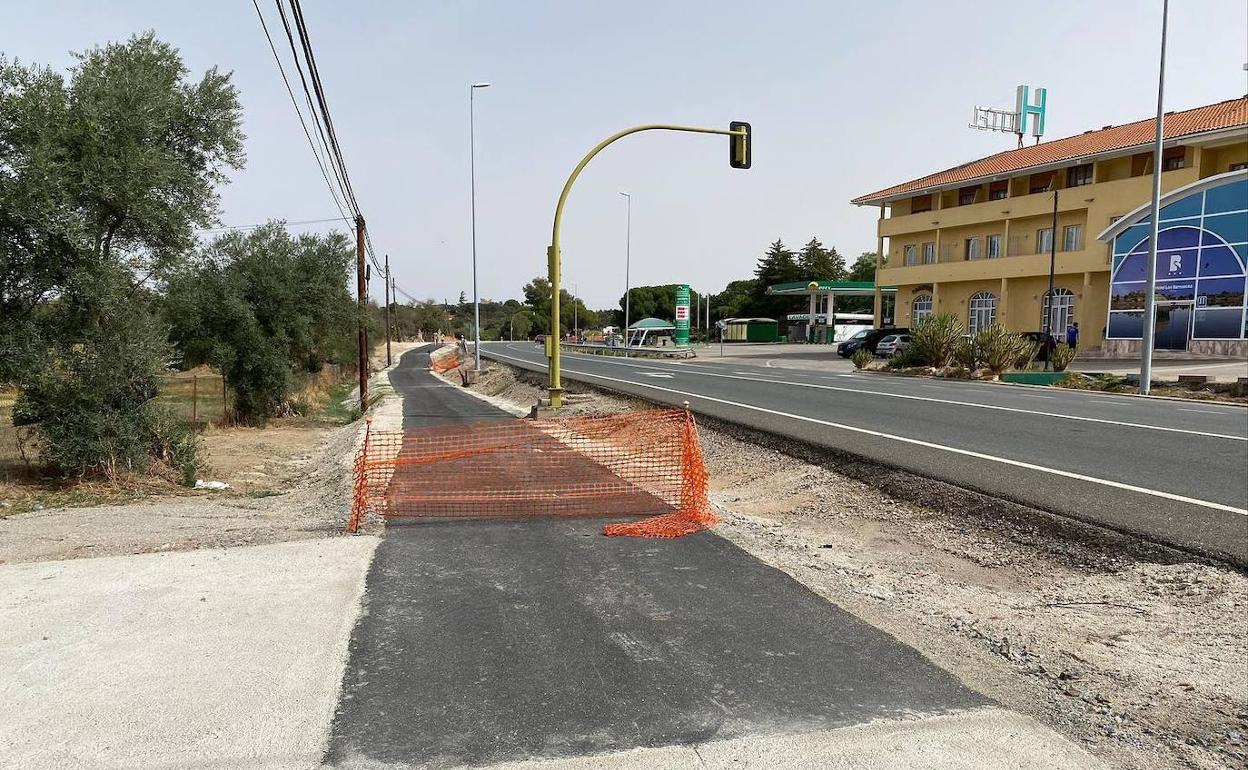 Parón en las obras del camino peatonal a Las Arenas