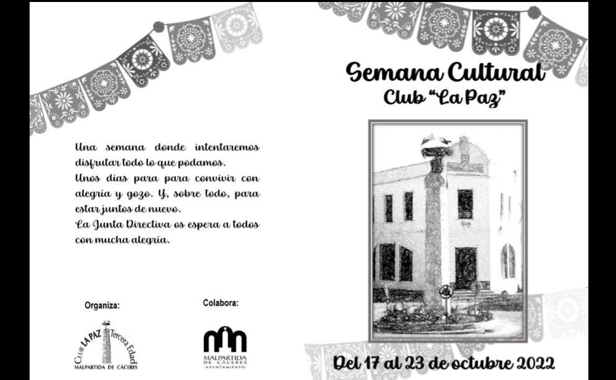 El Club La Paz Tercera Edad organiza su Semana Cultural