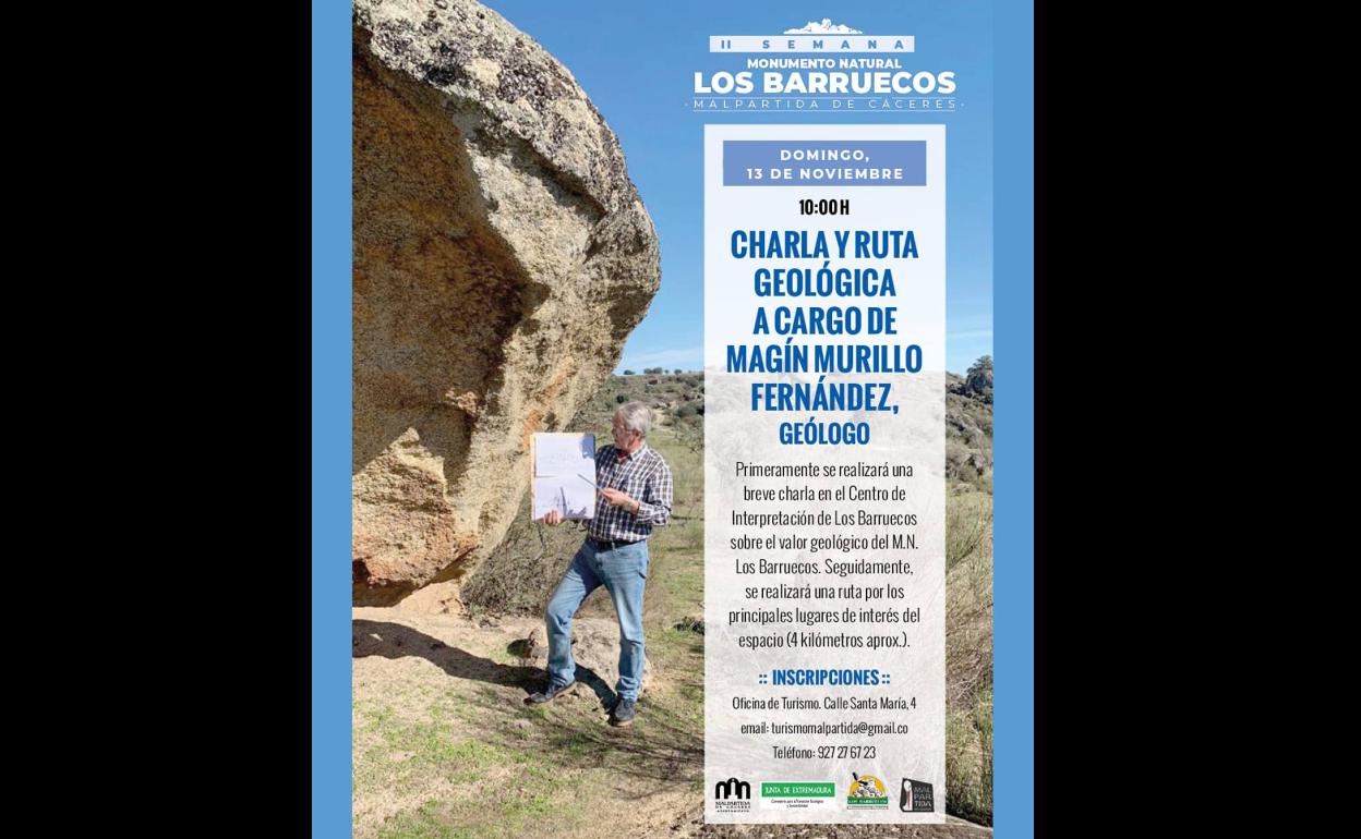 Charla y ruta geológica a cargo de Magín Murillo