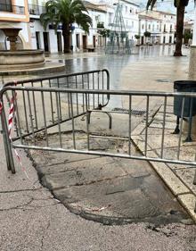 Imagen secundaria 2 - Algunos de los daños provocados por las últimas lluvias.
