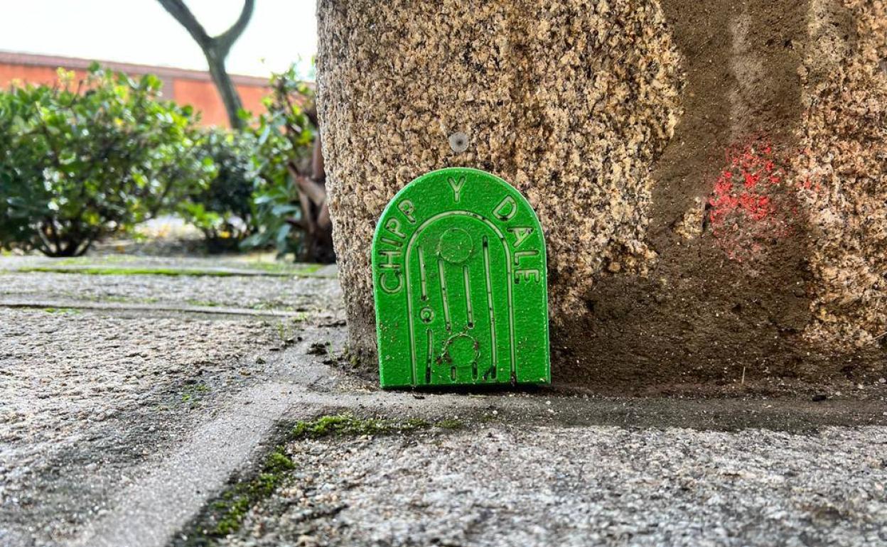 Una de las casitas escondidas en la localidad. 