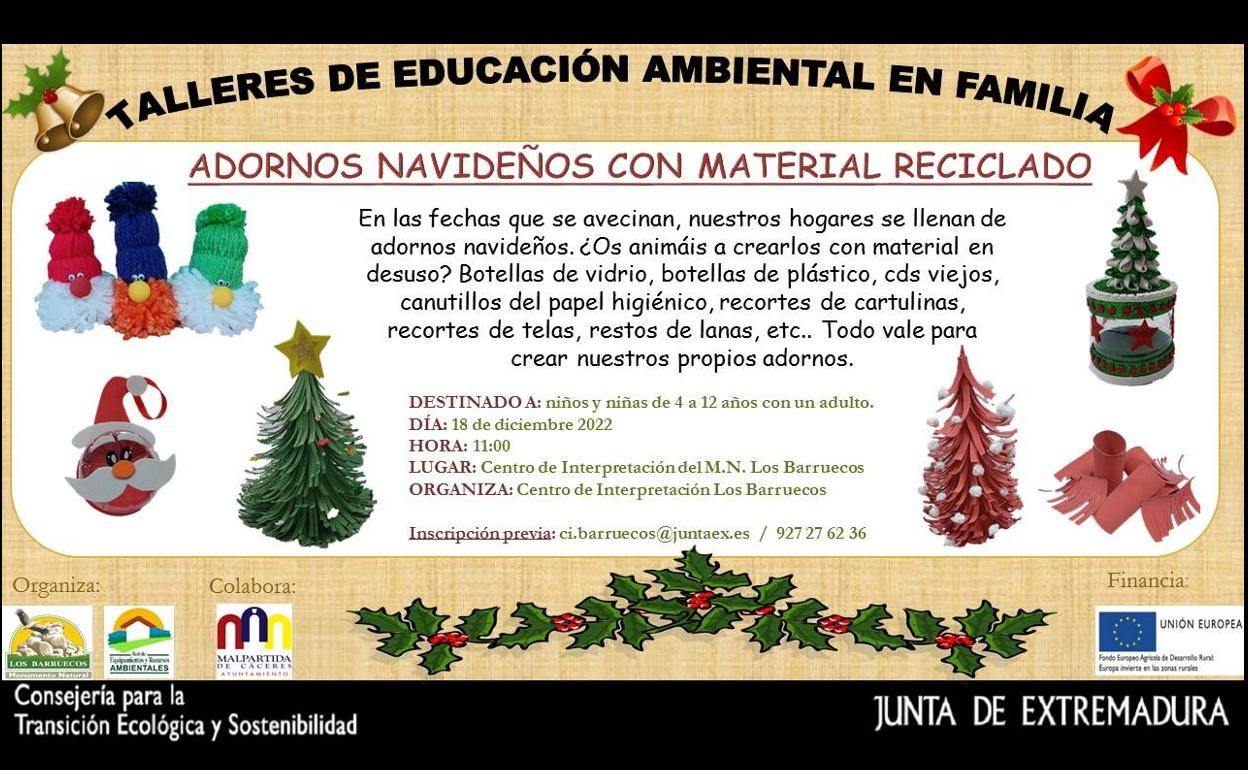 Educación ambiental y Navidad en el Centro de Interpretación