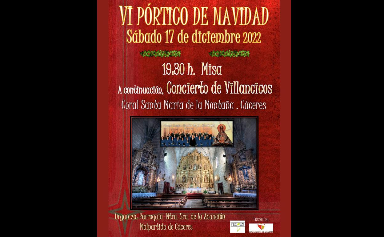 VI Pórtico de Navidad en la Iglesia Parroquial Ntra. Sra. de la Asunción de Malpartida de Cáceres