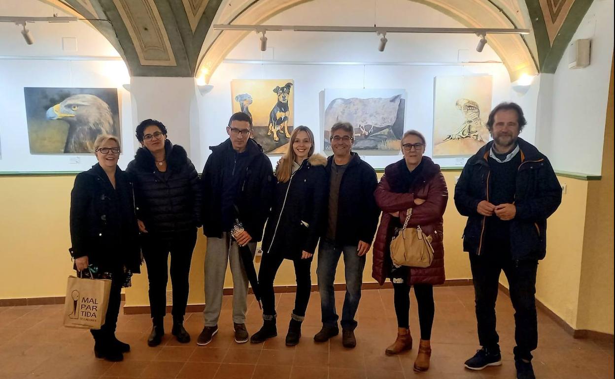 Inauguración de la exposicion. 