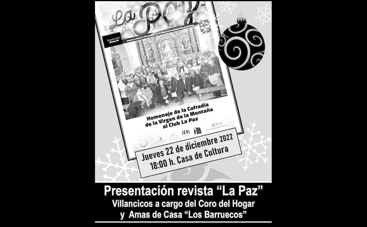 Presentación del nuevo número de la revista La Paz