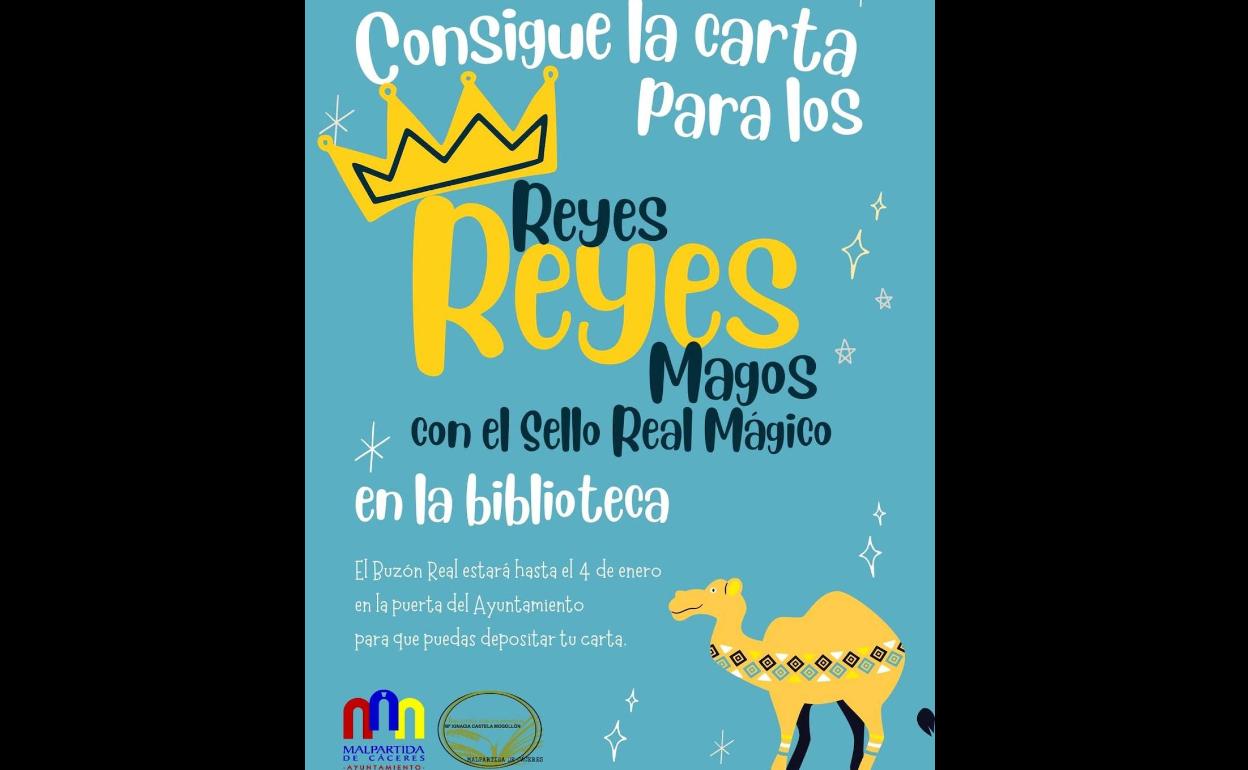 Cartas para los Reyes Magos en la biblioteca