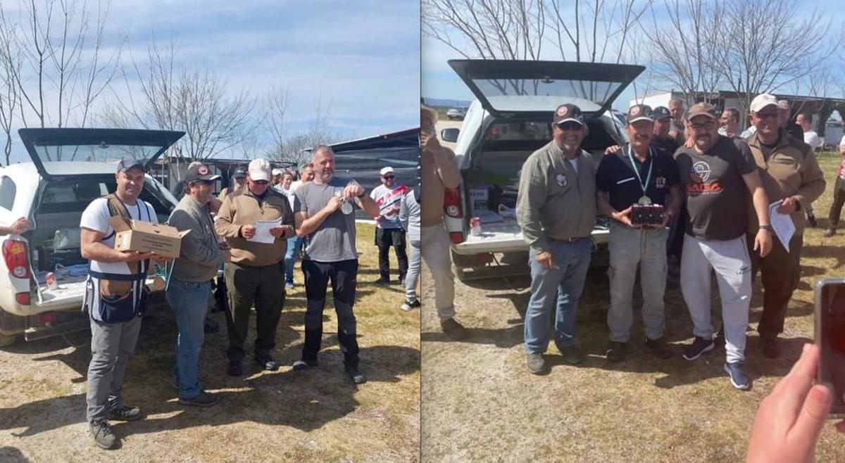 Manuel Nevado y Eugenio Bravo hacen pódium en el Compak Sporting en Malpartida de Cáceres