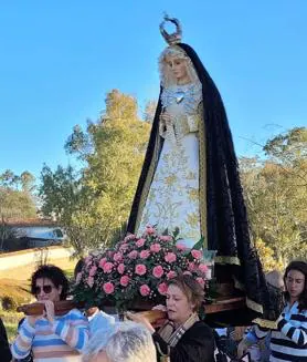 Imagen secundaria 2 - La llegada de la Virgen de la Soledad dio comienzo a la Semana Santa malpartideña