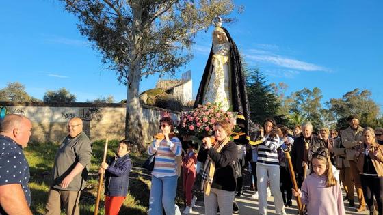 La llegada de la Virgen de la Soledad dio comienzo a la Semana Santa malpartideña