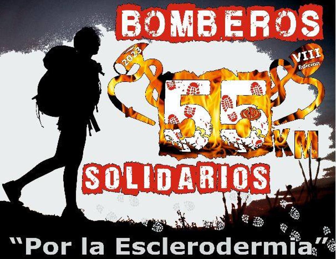 La marcha solidaria de los bomberos de Cáceres volverá a pasar por Malpartida de Cáceres