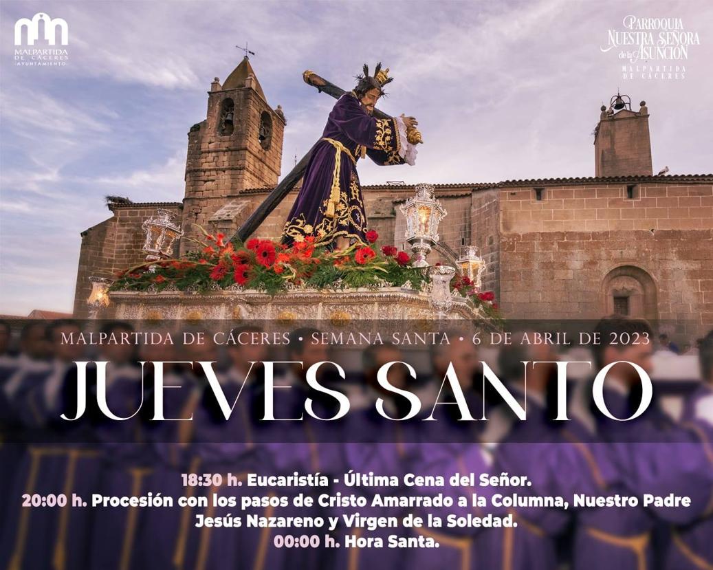 Malpartida de Cáceres se prepara para disfrutar del Jueves Santo