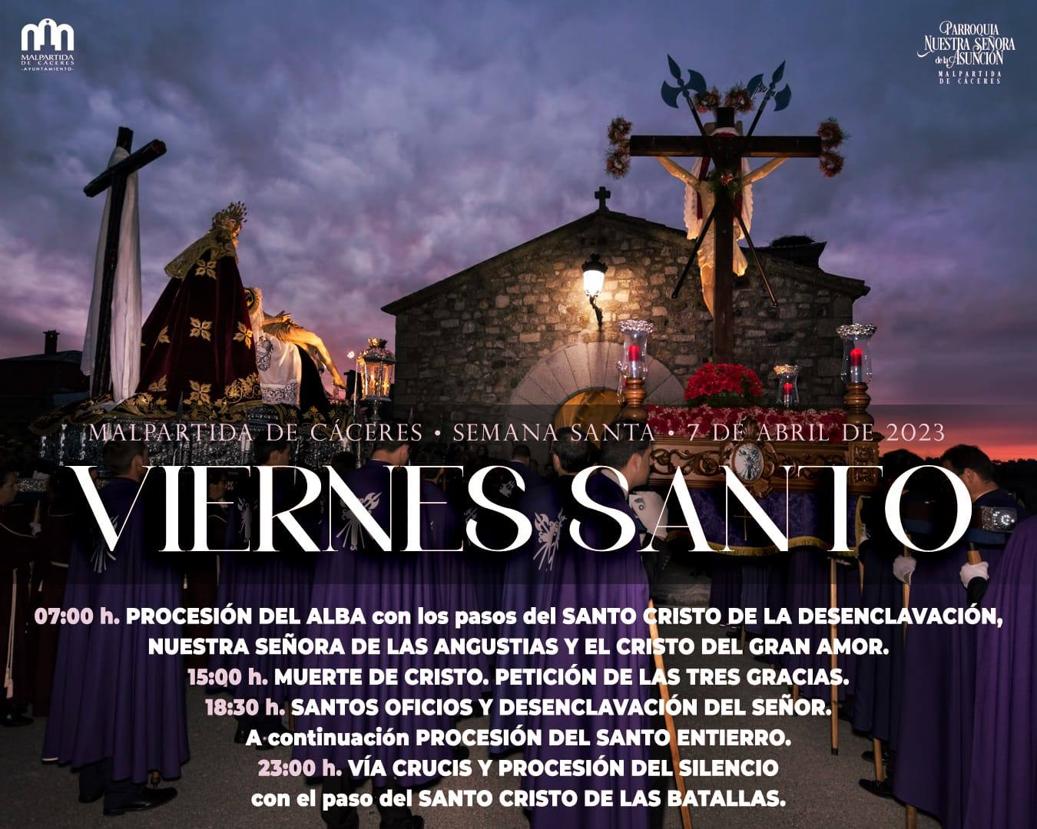 Viernes Santo en Malpartida de Cáceres