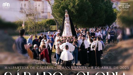 Varios actos conmemorarán en Malpartida de Cáceres el Sábado de Gloria