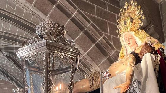 Malpartida de Cáceres conmemoró con varios actos el Viernes Santo