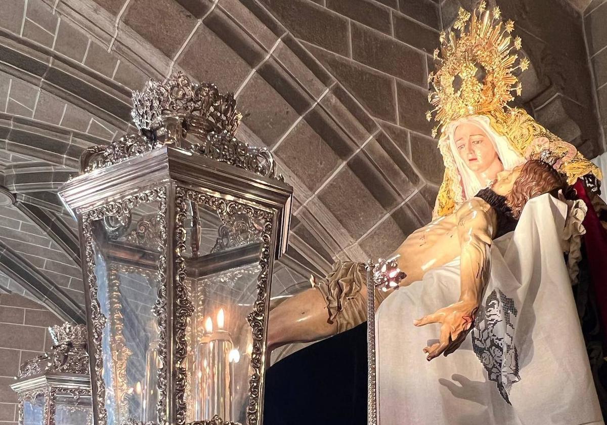 Malpartida de Cáceres conmemoró con varios actos el Viernes Santo