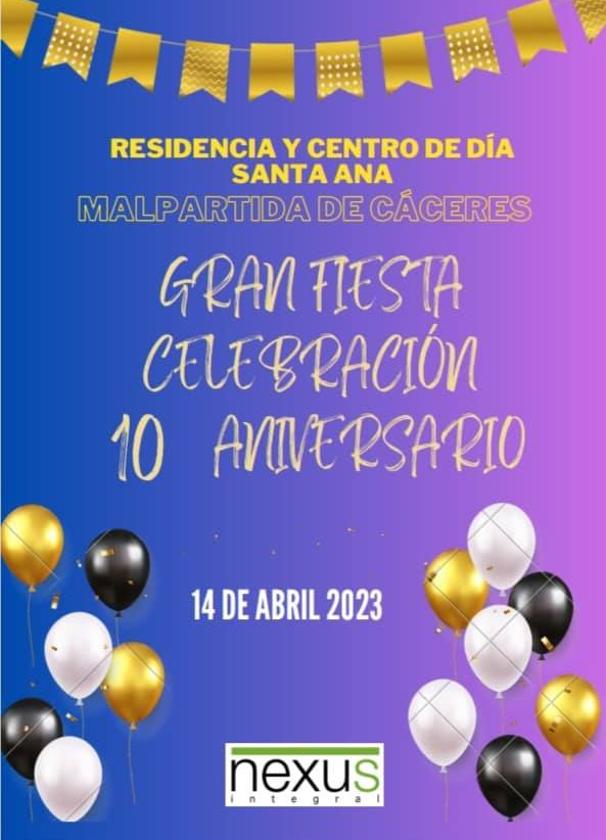 La residencia Santa Ana celebra sus 10 años