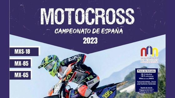 Malpartida de Cáceres acogerá el Campeonato de España de Motocross