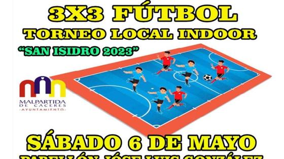 Inscripciones abiertas para el Torneo 3x3 de fútbol 'San Isidro 2023'