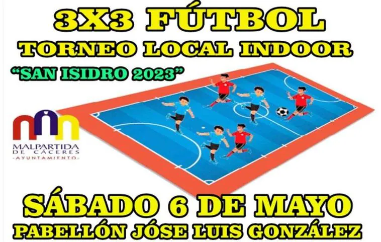 Inscripciones abiertas para el Torneo 3x3 de fútbol &#039;San Isidro 2023&#039;
