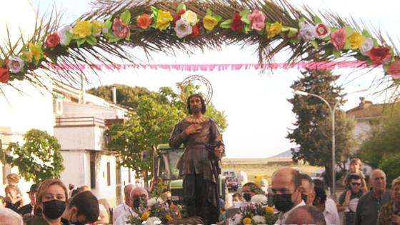 Malpartida de Cáceres se prepara para recibir a su patrón