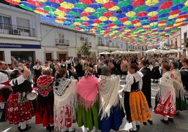 Baile en la Plaza Mayor.
