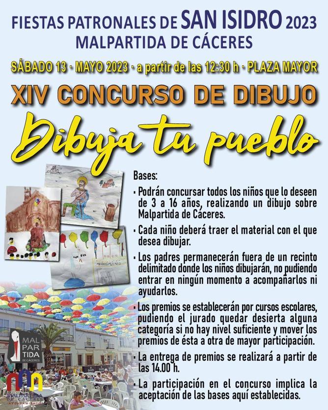 Los más pequeños podrán participar en la nueva edición de 'Dibuja tu pueblo'