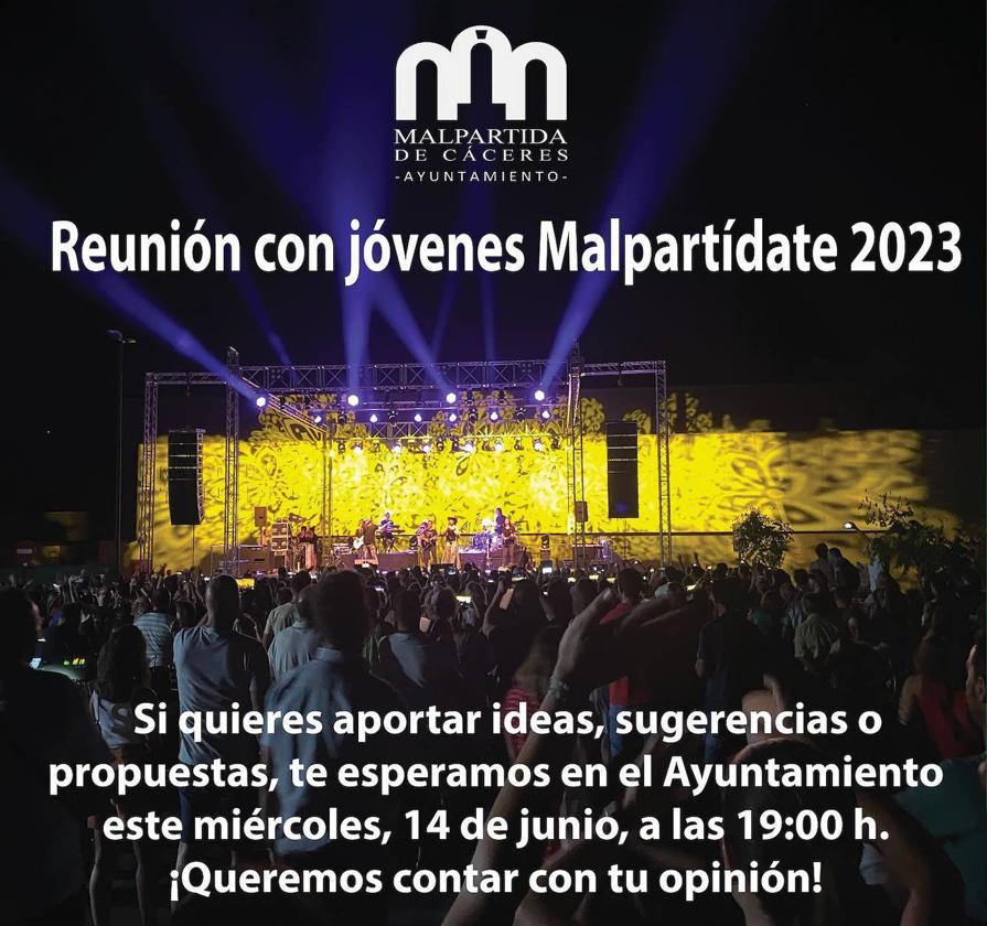 El Ayuntamiento se reúne con los jóvenes para terminar de cerrar el programa de verano Malpartídate