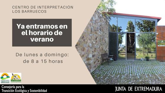 El Centro de Interpretación cambia al horario del verano