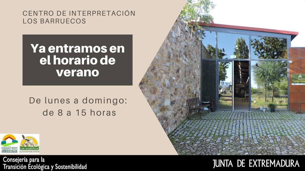 El Centro de Interpretación cambia al horario del verano