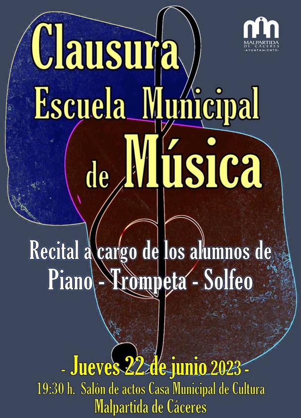 Clausura de la Escuela Municipal de Música