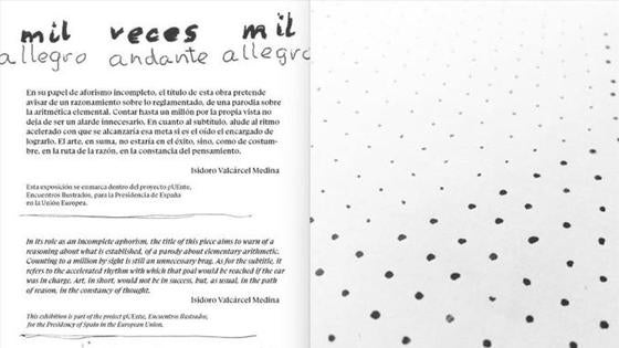 Valcárcel Medina expone en el Vostell 'mil (allegro) veces (andante) mil (allegro)'