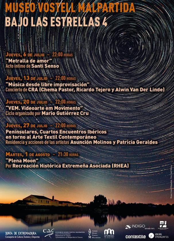 Vuelve el programa 'Bajo las estrellas' del Museo Vostell Malpartida