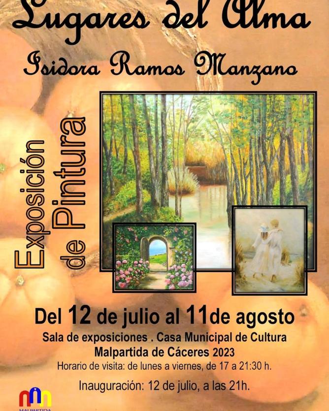 Isidora Ramos expone en Malpartida de Cáceres
