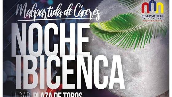 Malpartida se volverá a vestir de blanco para la Noche Ibicenca