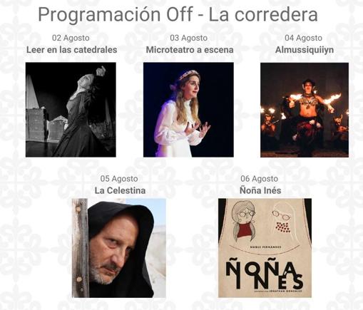 Programación del Festival