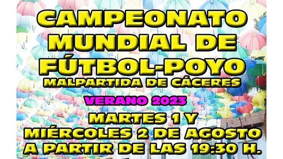 Vuelve a la Plaza Mayor el Campeonato Mundial de Fútbol-Poyo