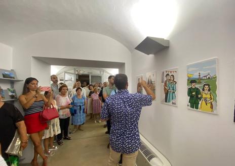 Imagen secundaria 1 - Inaugurada la exposición de arte digital &#039;Estampas de Malpartida&#039;, de Abel Parra