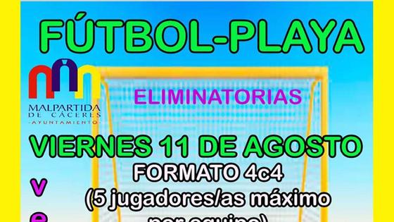Inscripciones abiertas para el torneo de Fútbol Playa
