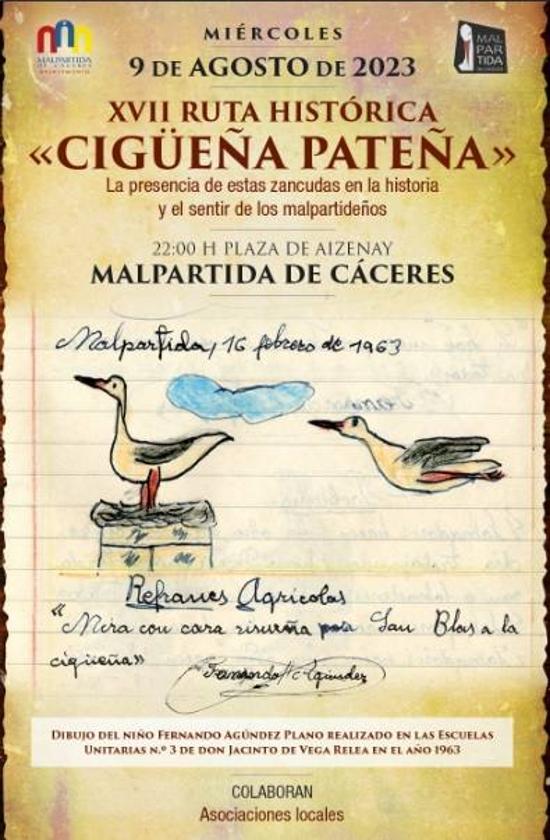 Malpartida disfrutará de una nueva edición de la Ruta Histórica