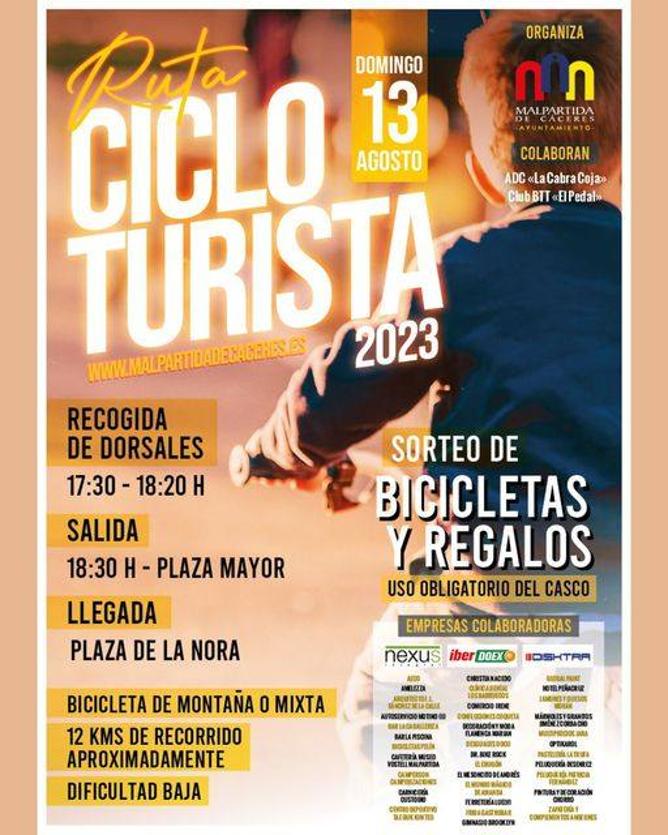 La Ruta Ciclo Turista saldrá desde la Plaza Mayor