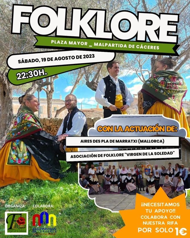 Sábado de folklore en Malpartida de Cáceres