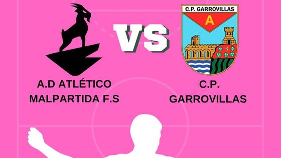 El AD Atlético Malpartida FS recibe al CP Garrovillas para el segundo partido de pretemporada