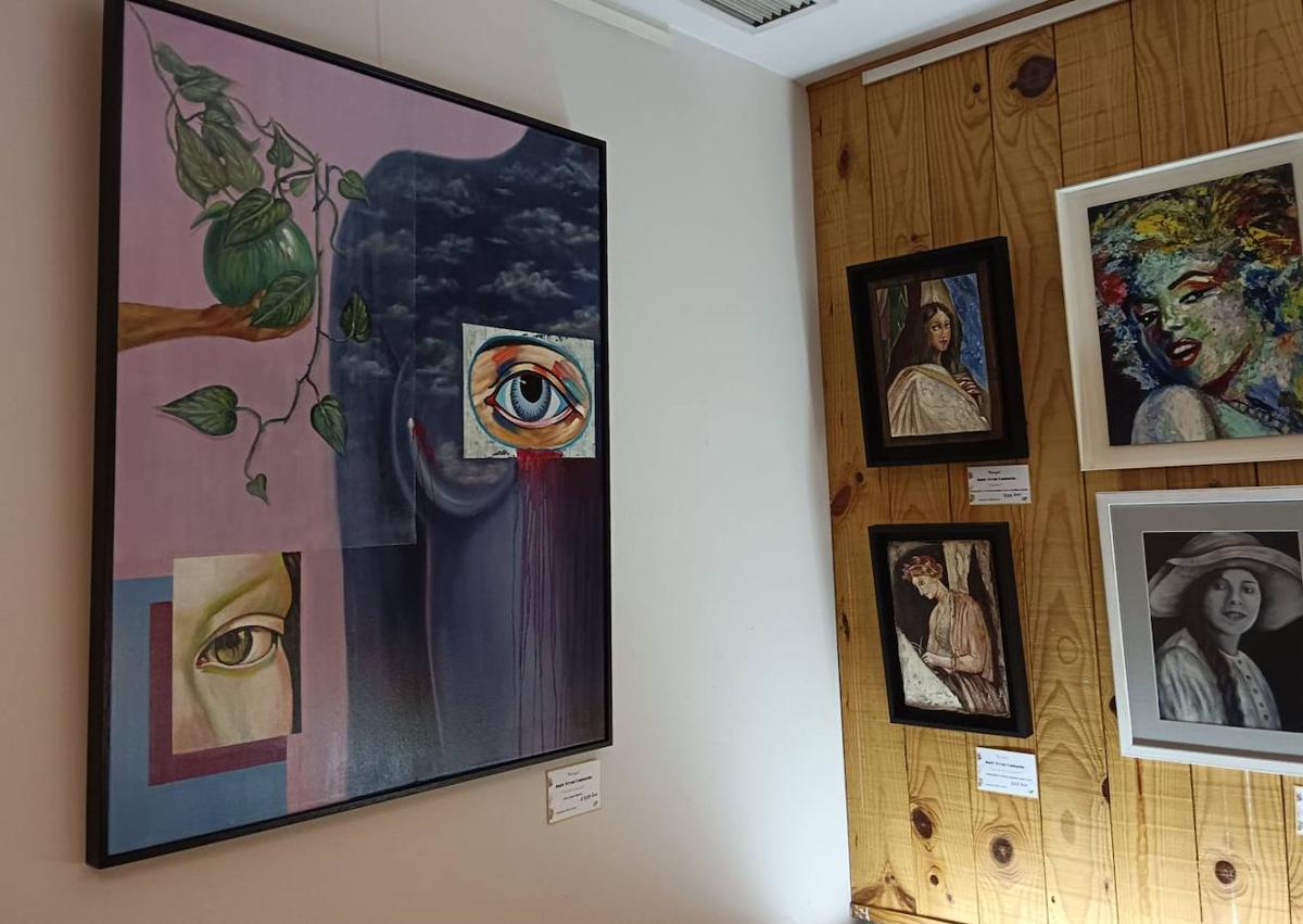 Imagen secundaria 1 - La pintora Justy Tovar Camacho expone en Aquario