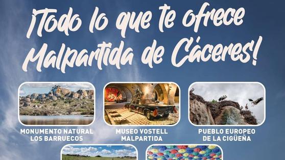 Malpartida se promociona en el Día del Turismo