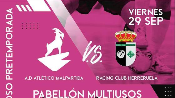 El AD Atlético Malpartida recibe al Racing Club Herreruela para un nuevo amistoso de pretemporada
