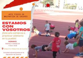 Arte físico lleva el atletismo a Malpartida de Cáceres