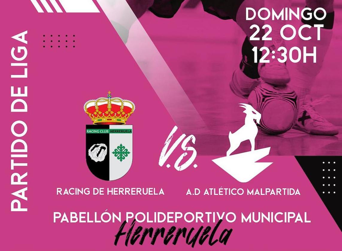 El AD Atlético Malpartida se desplaza para enfrentarse al Racing de Herreruela