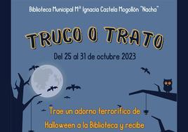 La biblioteca de Malpartida de Cáceres celebra Halloween
